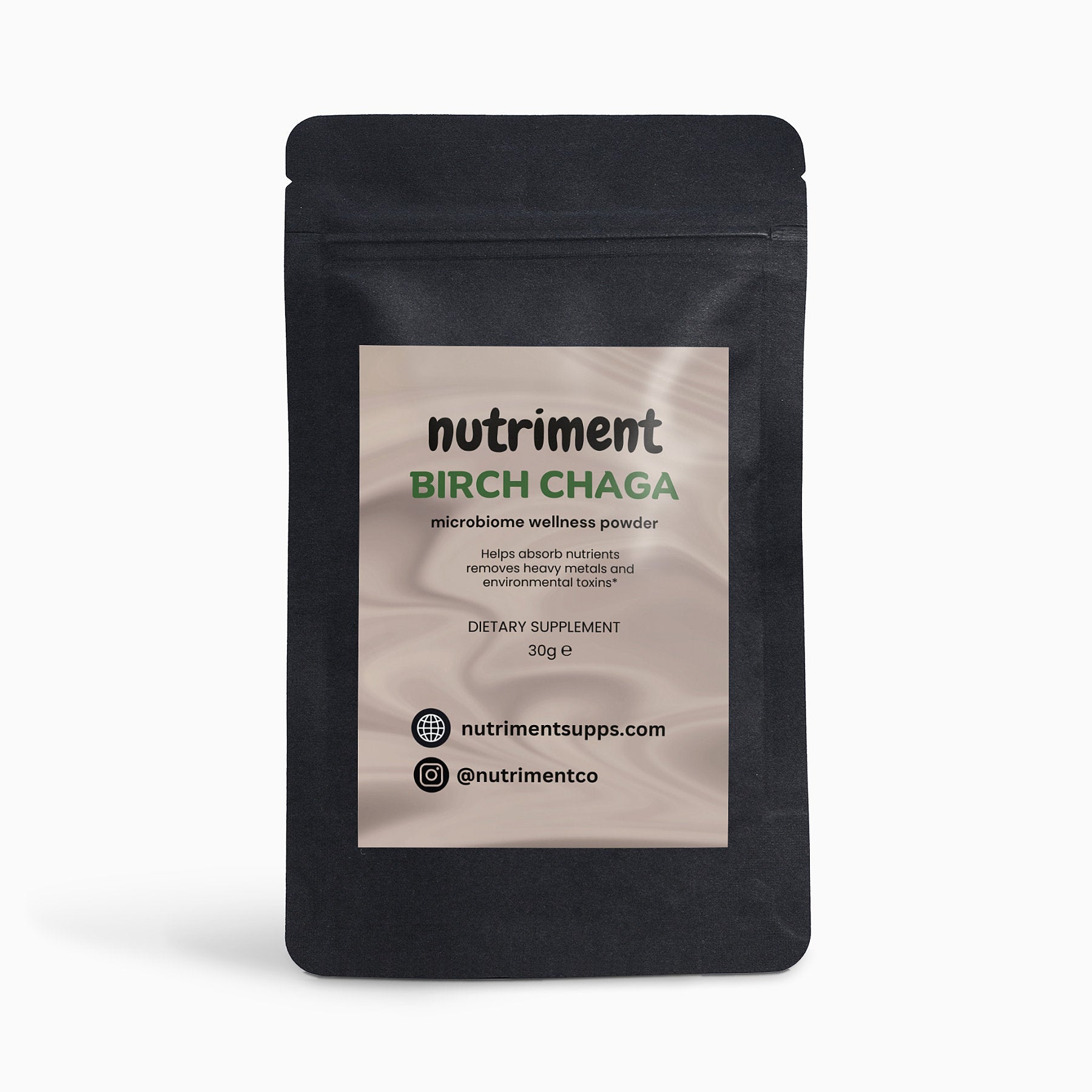 Birch Chaga Microbiome Wellness Powder