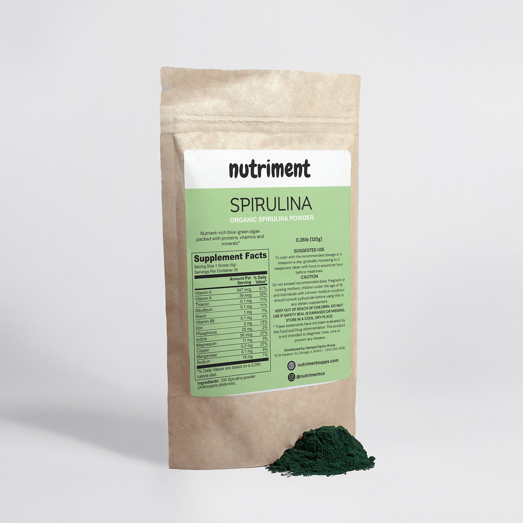 Organic Spirulina Powder