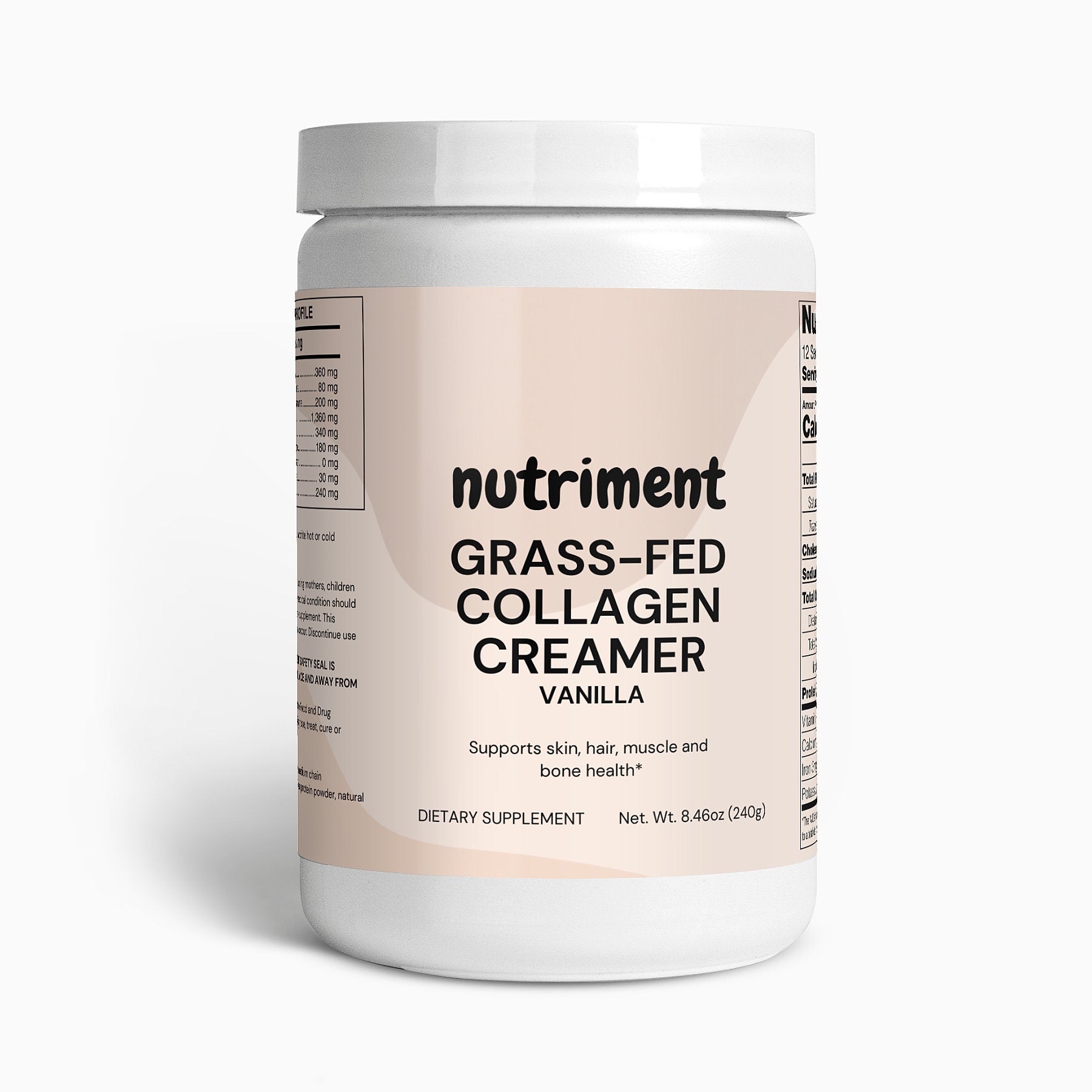 Grass-Fed Collagen Creamer (Vanilla)