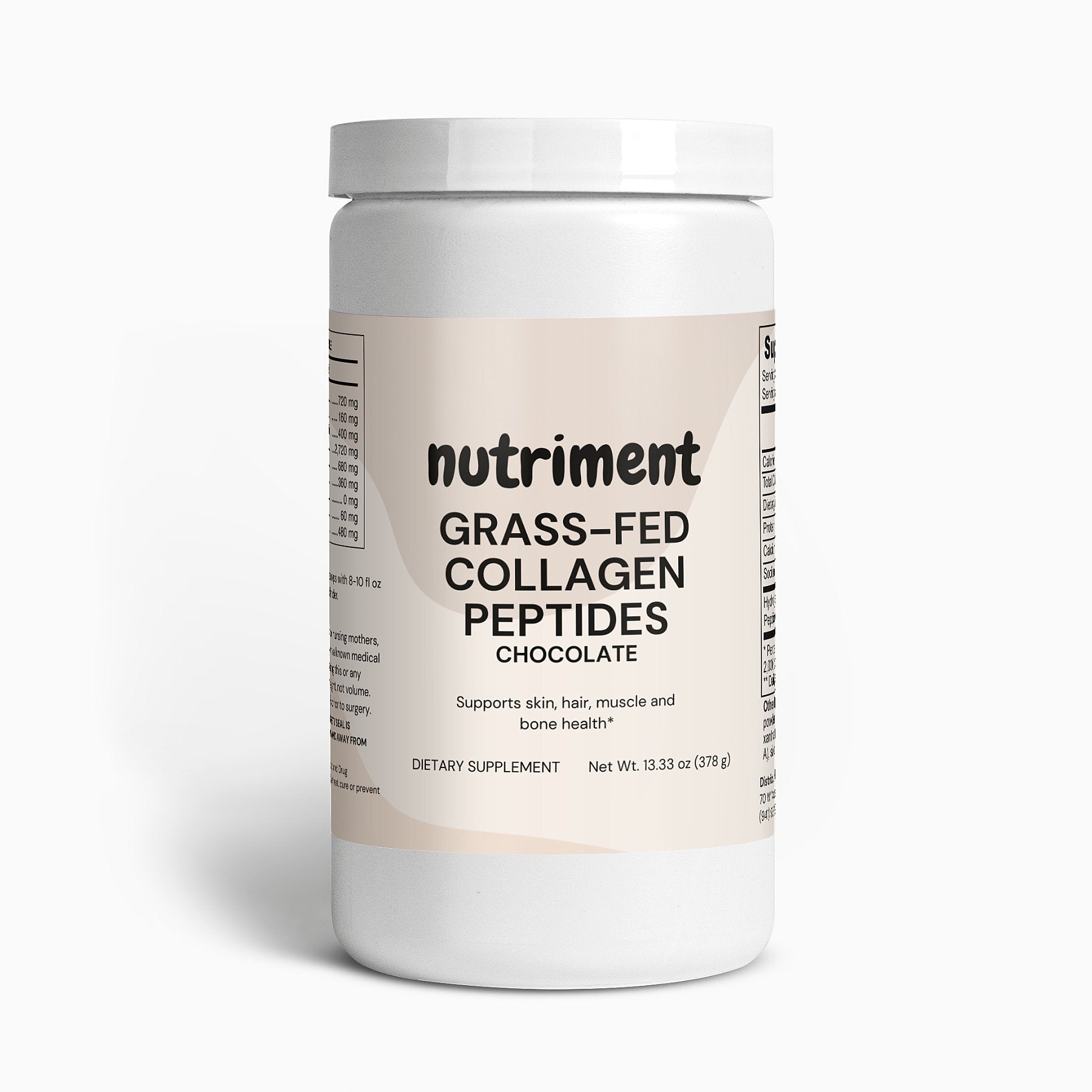 Grass-Fed Collagen Peptides Powder (Chocolate)